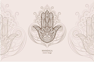 Mandala. Vector illustration.