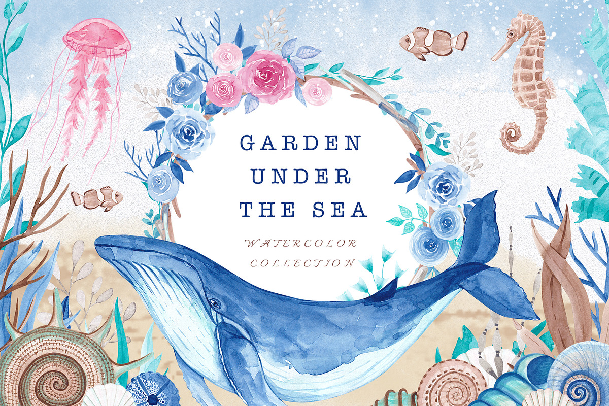 Garden under the sea, a Graphic by Kuzya's shop (Photo 1 of 14)