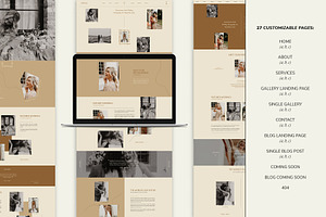 Trendy Showit Website Template