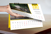 Desk Calendar for 2020 V5, a Stationery Template by graphicbox (Thumbnail 4 of 5)