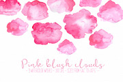 Pink blush clouds, a Texture Illustration by Charushella (Thumbnail 1 of 2)