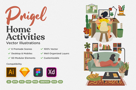 Prigel - Home Activity Modular Scene