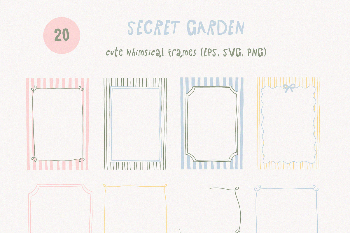 SECRET GARDEN - Cottagecore line art, a Seasonal Illustration by Madiwaso (Photo 7 of 10)