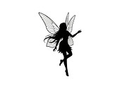 Magical Fairy Silhouette Bundle, an Illustration by jahid234 (Thumbnail 22 of 51)