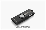 Flash Drive Swivel Usb Mockup PSD, a Product Mockup by Bruno's Shop (Thumbnail 2 of 4)