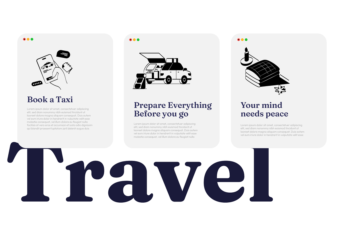 44 UX Illustration | Vacation, a Seasonal Illustration by Directico Design Kit (Photo 3 of 8)