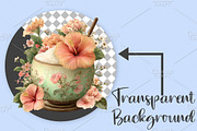 Whimsical Summer Tropical Drink PNG, an Illustration by Canvas Craft (Thumbnail 2 of 7)