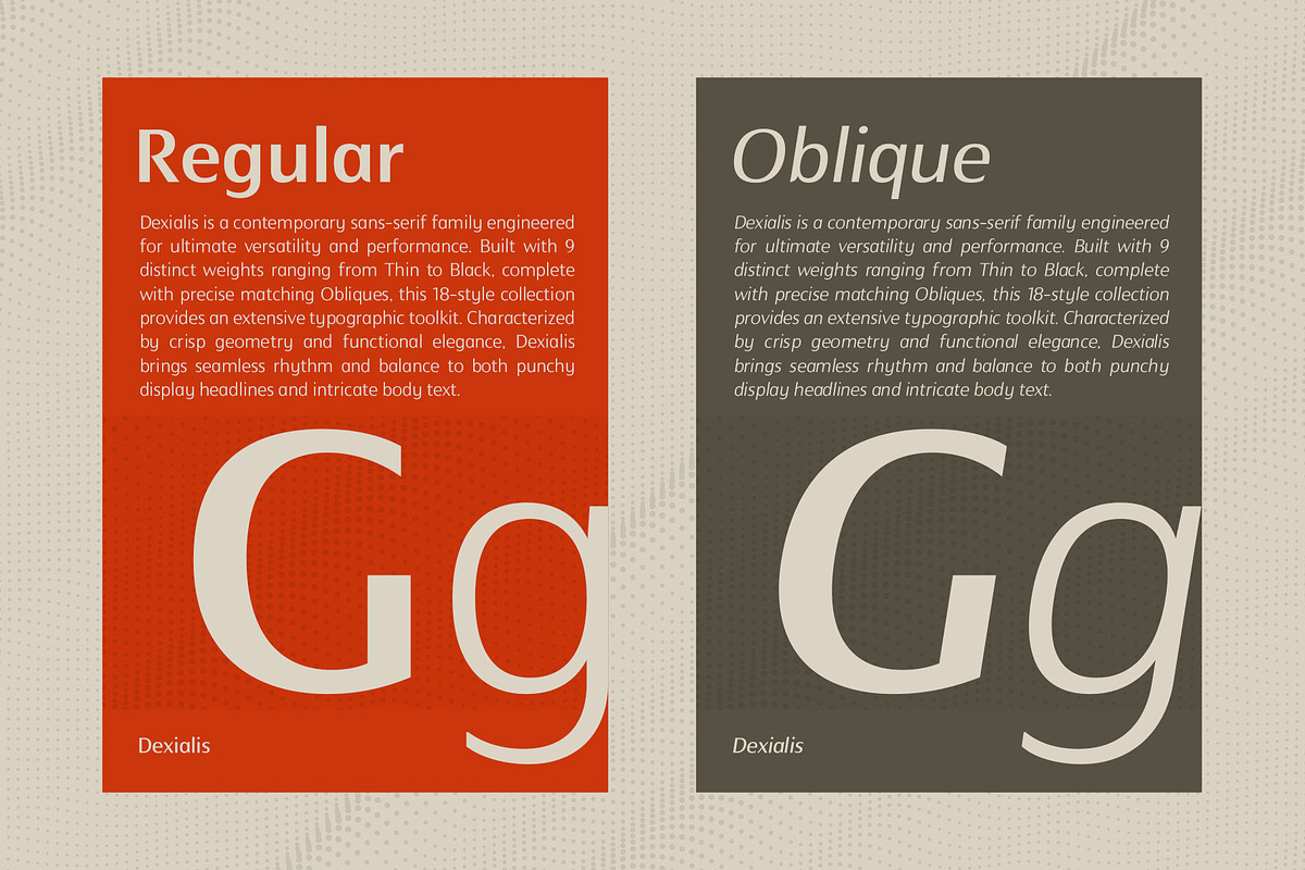 Dexialis - Sans Serif Font Family, a Sans Serif Font by Bartama Graphic (Photo 7 of 10)