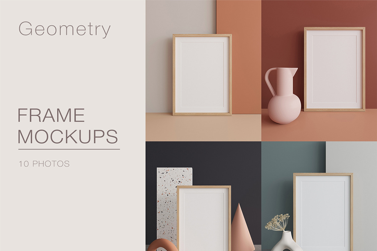 Frame Mockup Kit Geometry, a Product Mockup by MockupsMarket (Photo 9 of 9)