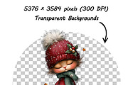Twinkle Snow Holiday Love Clipart, an Illustration by one-touch (Thumbnail 12 of 16)