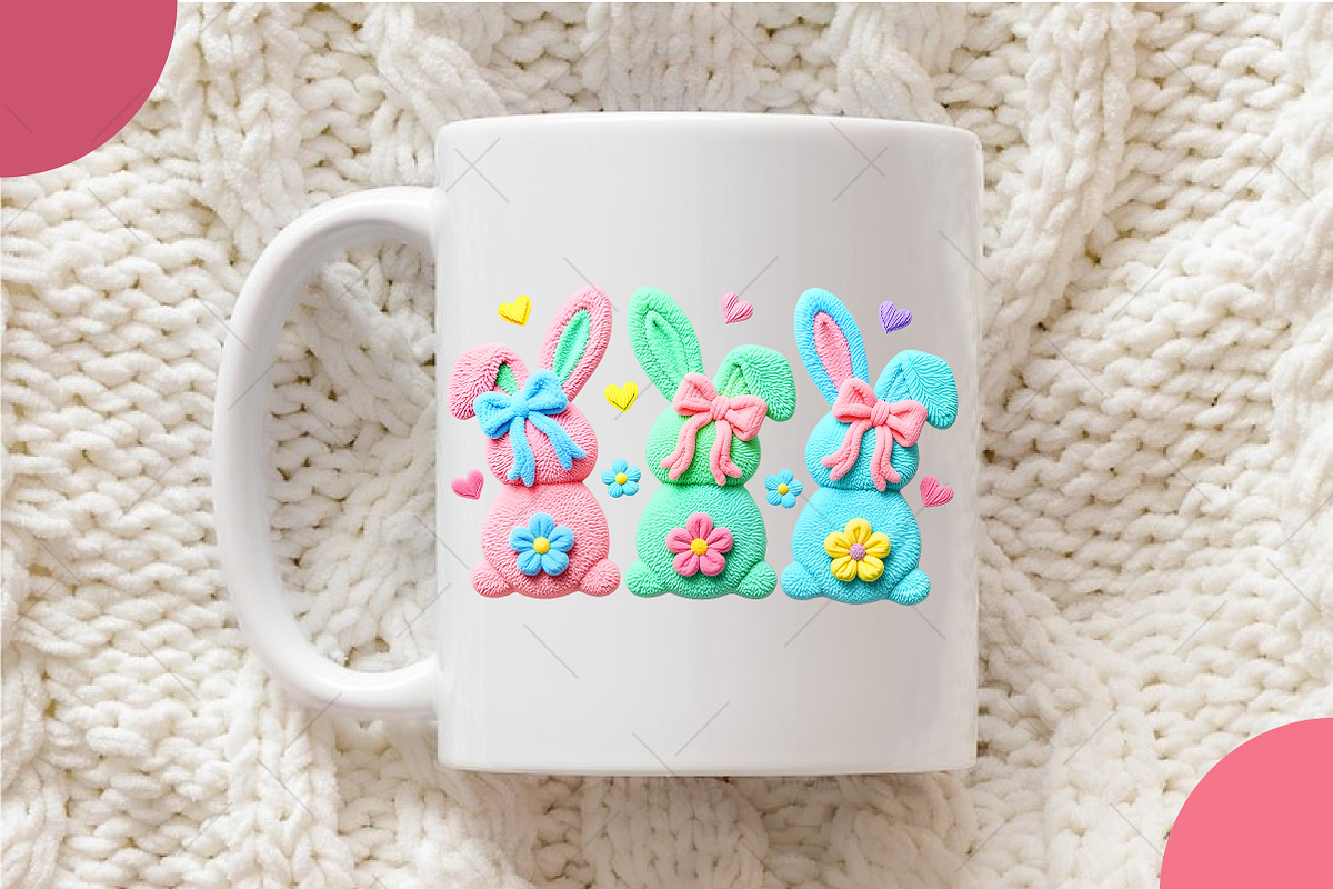 Crochet Easter Bunny Png Yarn Easter, an Illustration by OK Design (Photo 5 of 6)