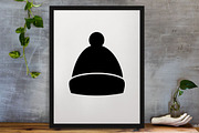 Knit Beanie Silhouette SVG, an Object Illustration by newminddesign (Thumbnail 3 of 3)
