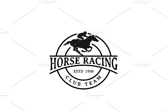 Vintage Horse Racing Logo preview 5