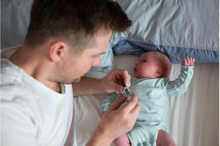 Worried oung father looking on, a Person Photo by Koldunova