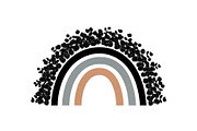 Boho Rainbow Floral Arch SVG Bundle, an Illustration by Creativeshirt (Thumbnail 20 of 31)