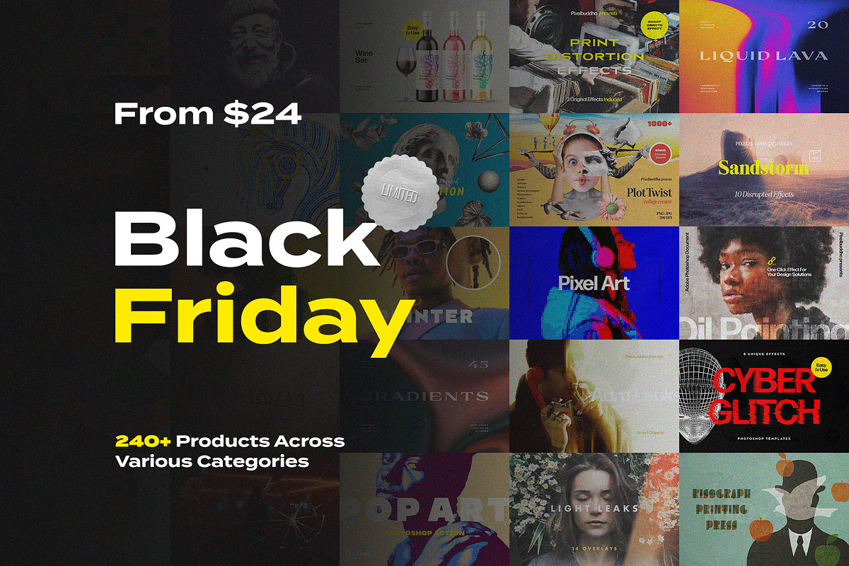 Black Friday 2022, a Layer Style Add-On by pixelbuddha.net (Photo 1 of 15)