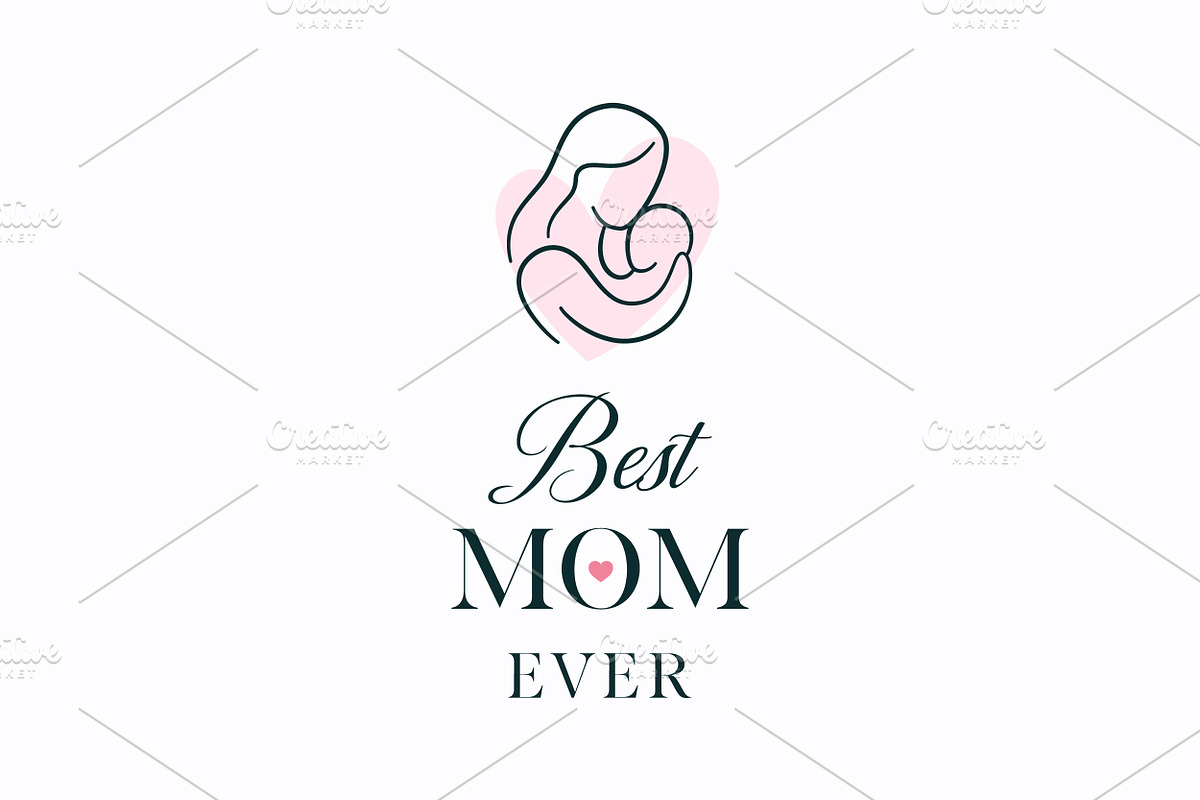 Happy Mothers Day greeting card, an Object Illustration by PushLogo (Photo 2 of 3)