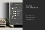 Urban Lounge Wallpaper Mockup #3, a Household Mockup by Blixa 6 Studios (Thumbnail 4 of 7)