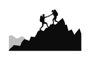 Rock Climbing Silhouette Bundle, an Object Graphic by Designs_River (Thumbnail 10 of 16)