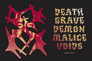 CS Carnage – Black Metal Font, a Blackletter Font by Craft Supply Co. (Thumbnail 4 of 8)