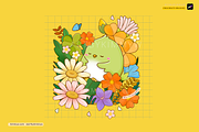 Procreate Kawaii Flowers Bundle, a Brush Add-On by Artbykimmyw (Thumbnail 5 of 8)