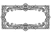 Vintage Rectangle Frame SVG Bundle, an Illustration by Designs_River (Thumbnail 23 of 31)