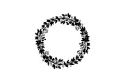 Nature Frame Art Silhouette Clipart, a Graphic by hafijul (Thumbnail 12 of 13)