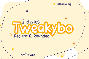 Tweakybo, a Handwritten Font by TrimStudio