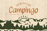 Campingo handwritten font, a Handwritten Font by Brown Cupple (Thumbnail 1 of 5)