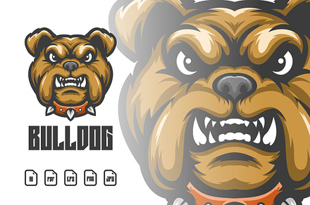 Bulldog Mascot Logo