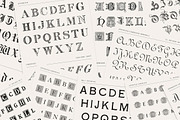 Condensed Gothic Typeface, a Serif Font by Century Library (Thumbnail 5 of 6)