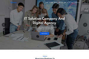 Kirana - IT Solution WordPress Theme, a WordPress Template by Themesvila