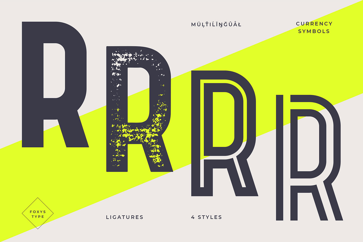 Graphitte Typeface, a Sans Serif Font by Foxys Type (Photo 1 of 11)