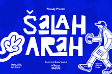 Salah Arah-Experimental Display Font