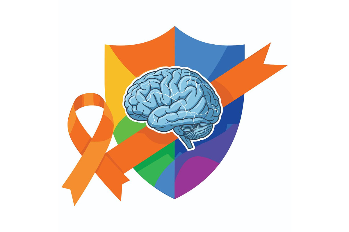 Multiple Sclerosis Awareness Brain, a Person Illustration by Designer_Momina (Photo 2 of 16)