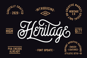 Heritage Font Combinations