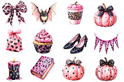 Retro Fall Halloween PNG Clipart, an Illustration by Designworld (Thumbnail 4 of 5)