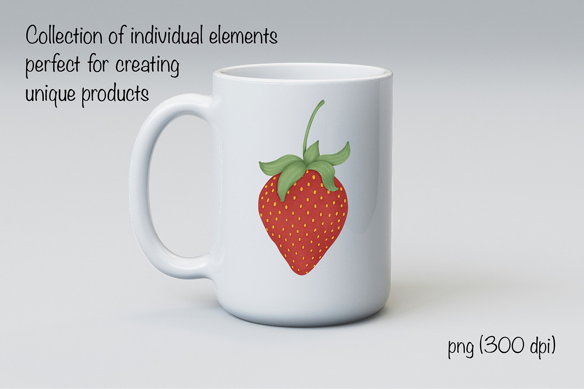 Strawberry, a Seasonal Illustration by Iryna Mel (Photo 2 of 8)