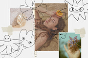 18 naive flowers with cute faces, a Decorative Illustration by Kristina Chistiakova (Thumbnail 3 of 4)