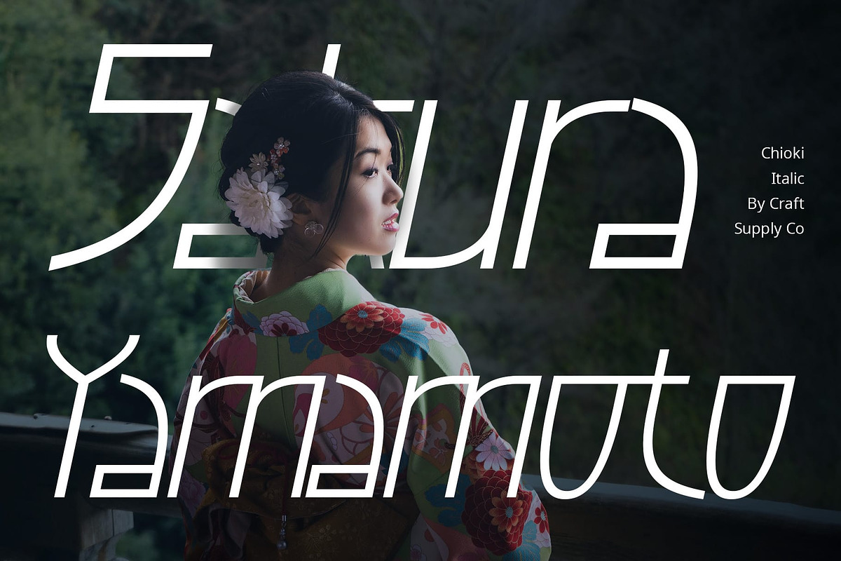 Chioki – Display Typeface, a Sans Serif Font by Craft Supply Co. (Photo 3 of 8)