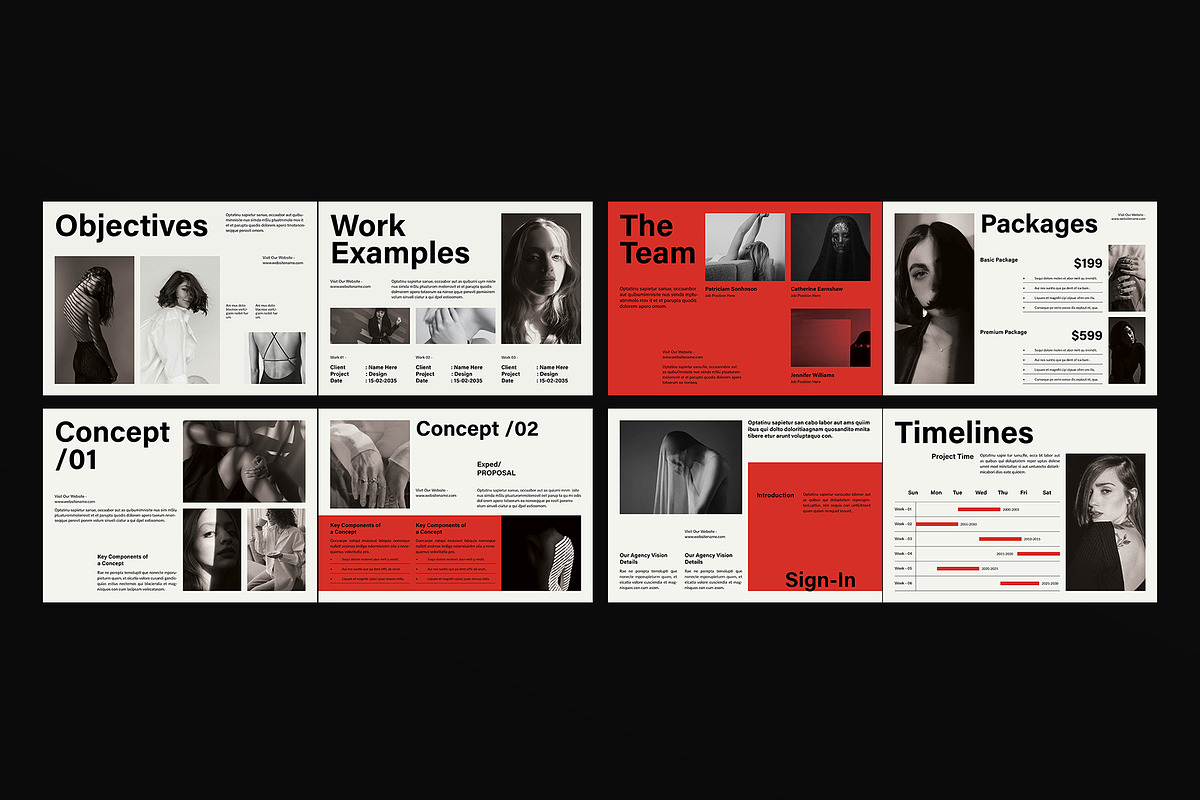 Project Proposal Template Landscape, a Brochure Template by DesignCrest (Photo 7 of 11)