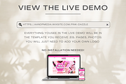 Pink E-commerce Website Theme, a Websites & App Template by Cosmic Design (Thumbnail 8 of 9)