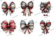 Preppy Christmas Coquette Bow, an Illustration by DreamArtGraphic (Thumbnail 2 of 5)