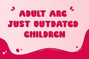 Booba Candy - Bold Bubble Typeface, a Sans Serif Font by PROF STUDIO (Thumbnail 4 of 5)