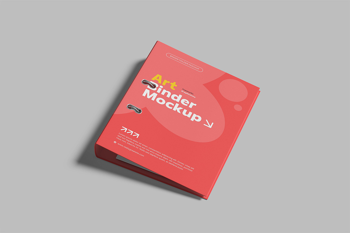 Binder Folder Mockup, a Books & Magazine Mockup by graphictime (Photo 2 of 10)