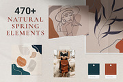 Natural Spring & Instagram Elements, an Illustration by SilverStag Type Foundry (Thumbnail 4 of 39)