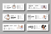 Email Signature Layout, an Email Template by ContestDesign (Thumbnail 1 of 2)