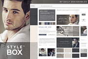 StyleBox Blog Graphics/Website Kit 2, a Templates & Theme by Creators Couture (Thumbnail 1 of 4)