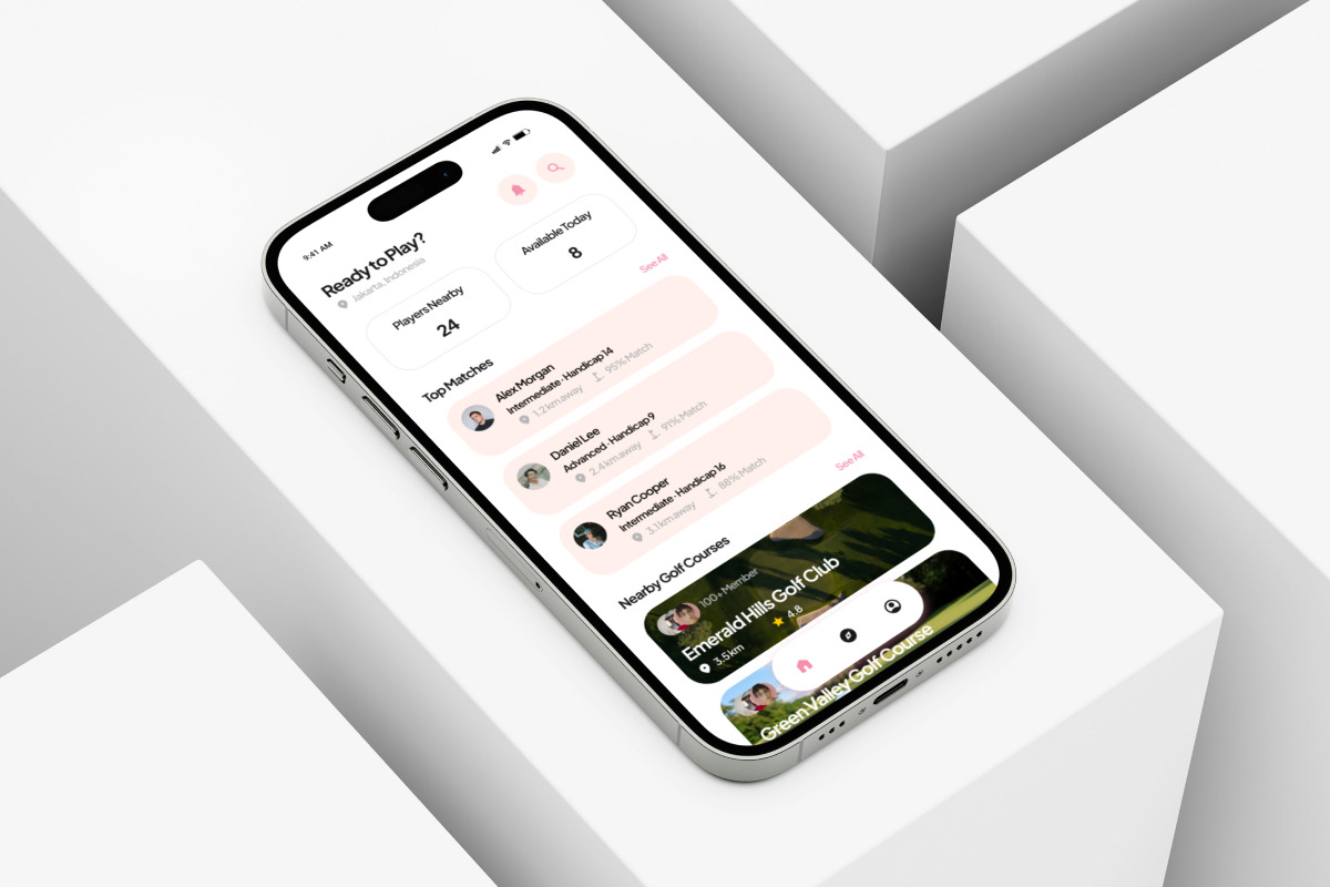 TeeMate Golf Player Match App, an App Template by productype1 (Photo 5 of 5)