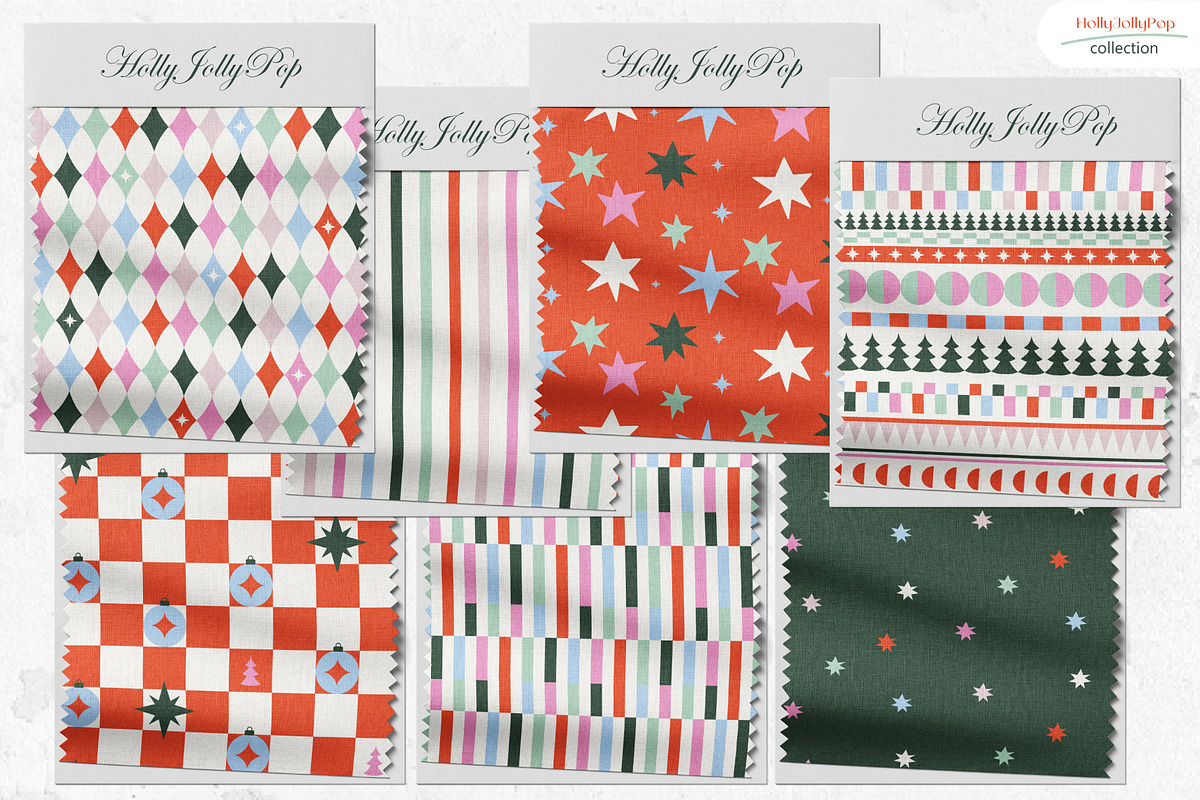 Holly Jolly Pop - Seamless Patterns, a Pattern Graphic by InaCorart (Photo 7 of 9)